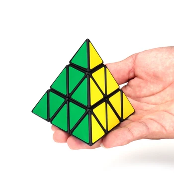 10cm Cubo Magico Kolmnurk Püramiidi Magic Cube Puzzle Kuubikud Twist 3x3 Cubo Square Puzzle Kingitused, Haridus Mänguasjad Lastele