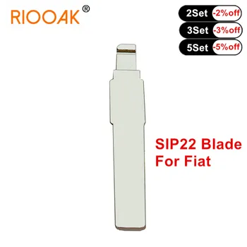 10tk/palju Originaal SIP22 Metallist Lihvimata Tühi Flip Remote Key Tera Fiat