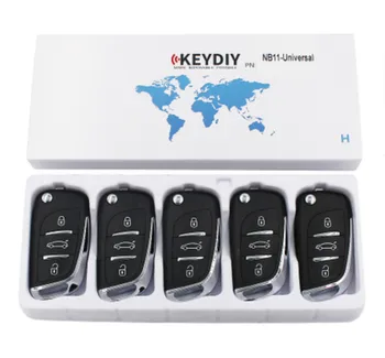 1TK Multi-funktsionaalne Universal Remote Key KD900+ URG200 KD-X2 NB-Seeria KEYDIY NB11 NB11-2 3-nupp 3 nupp