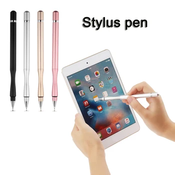 1tk Capacitive Stylus pliiats Puutetundliku pliiatsi Metallist must kuld Hõbe Ekraani Joonistamine Pen Pliiats iPhone, ipad, Samsung Tabet TK