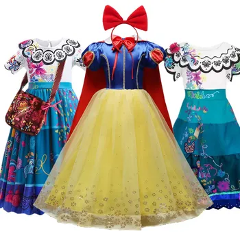 2022 Encanto Laste Tüdruk Kleit Tüdrukud Prom Princess Kleit Lapsed Baby Kingitused Intant peorõivad Väljamõeldud Teismeline Riided