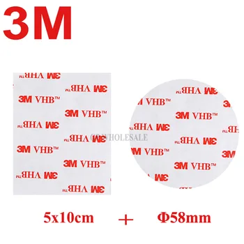 2tk 3M VHB 4910 Hea Auto Videokaamera DVR Omanik Kahepoolne Liim akrüülvahtlint Selge 58mm või 5x10cm