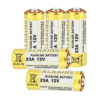 5 x 12V 23A Alkaline Patarei 23 A23 23gp MN21 L1028 MS21 V23GA VR22 Esmane Kuiv Batteryies