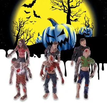 6tk Kõndides Laibad Mudel Terror Zombies Lapsed Laste Tegevus Joonis Mänguasjad, Nukud Halloween Decor Kujukeste