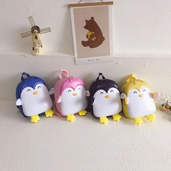 Armas Laste Kotid Cartoon Naeratus Pingviin Nailonist Seljakott Lasteaia Poisid Tüdrukud Väike Schoolbags Lapsed Mini Seljakott Kooli Kott