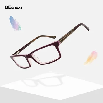 BEGREAT Retro Mehed Optilised Klaasid Raami Arvuti Prillid Naistele (Solid Color Atsetaat prilliraamid