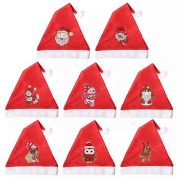 DIY Diamond Maali Häid Jõule Müts Uus Aasta Navidad ühise Põllumajanduspoliitika Lumememm Põder Jõuluvana Mütsid Lapsed Lapsed Täiskasvanud Xmas Kingitus