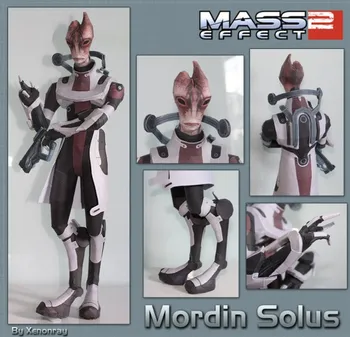 DIY Mass Effect Mordin Iseloomu Paber Mudel
