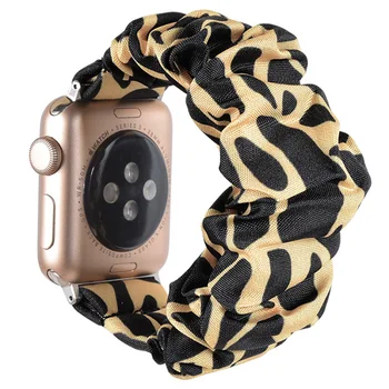 Elastne Kellarihmad apple vaadata scrunchie Ansamblid Seeria 5 4 3 2 esiliistu 38mm 40mm 42mm 44mm Watchband jaoks iwatch Käevõru aasa