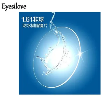 Eyesilove kohandatud indeks 1.61 retsepti läätsed ekstra õhuke mittesfäärilisi CR39 vaik prillid on optilised läätsed lühinägevus objektiivid