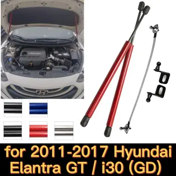 Gaasi Toed aastateks 2011-2017 Hyundai Elantra GT / Hyundai i30 GD Muuta Esi Kapott Kapott, Lift Tugi Vardad Amortisaatorid Amortisaatorid on Kolvi Baar