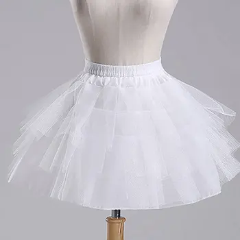 Hetiso Piht Reguleeritav Lille Tüdrukute Underskirt Cosplay Pool Lühikesed Kleidid Lolita Vaba Suurus Petticoat Ballet Tutu Seelik 2-7