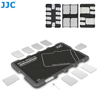 JJC Õhuke Mikro-SD-Kaardi Omanik SD-Kaardi Puhul Rahakoti Krediitkaardi Suurust SD-Micro SD TF Kaarte Kõva Kest Kaamera Foto Tarvikud