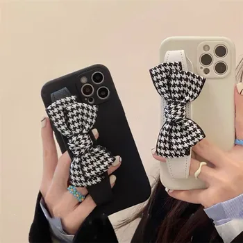 Jaapan Korea Must Valge Lipsuke Käevõru Omaniku Telefoni Puhul Samsungi Galaxy S20 S21 Plus + Ultra FE S10 Lite Lisa 10 20 Pro Kate