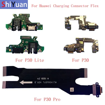 Laadimine USB Pordi Pistik Juhatuse Osad USB-Flex Kaabel Huawei P30 P30Lite P30 Pro Mikrofon Mic Remont Osa