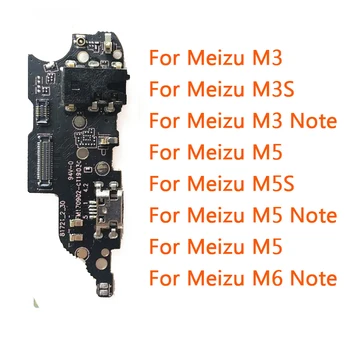 Laadimise Dock Connector Port Juhatuse Meizu M3 M3S M5 M5S M6 Märkus USB Laadija Flex Kaabel Originaal Asendamine