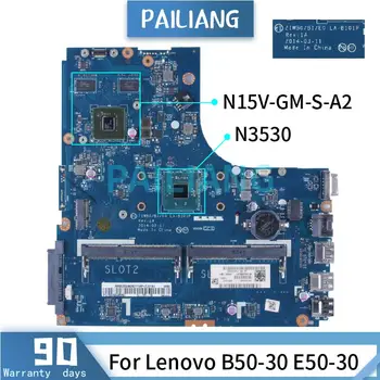 Lenovo B50-30 E50-30 N3530 Sülearvuti Emaplaadi 5B20G4628211 LA-B101P SR1W2 N15V-GM-S-A2 DDR3 Sülearvuti Emaplaadi
