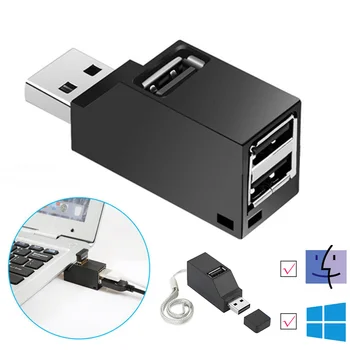 Mini USB 2.0/3.0 Hi-Speed Multi-Port USB Hub Jagaja Hub Adapter Üleandmise Splitter Kasti Adapter ARVUTI Macbook Pro Aksessuaarid