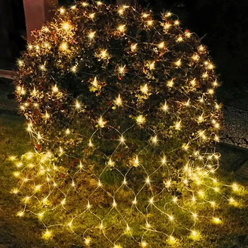 Net LED String Tuled 1.5mx1.5m Tänava Vanik Puhkus Valgustus Christmas Tree Teenetemärgi Kodus Navidad Noel Uus Aasta 2023