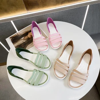 On kaks Värvi Vabaaja Naiste Kingad 2021 Naiste Sandaalid Suvel Disainer Luksus Naiste Sport Sandaalid Ema Koju Vabaaja Sussid