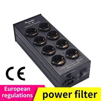 Pawalle Tp80 Audio Müra AC Power Filter Võimsus Konditsioneer Võimsus Puhastaja Liigpingekaitse ELI Outlet Võimsusega Riba