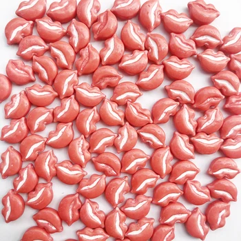 Punased Huuled Pärlite Pärl Suhkur Palli Fondant Kook Küpsetamine Silikoon Hallituse Šokolaadi Kaunistamiseks Suhkru Köök Candy
