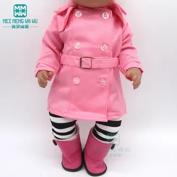 Riided nukk stjuardess ülikond sobib 18inch 43-45cm beebi mänguasi uus sündinud nukk ja Ameerika nukk tarvikud