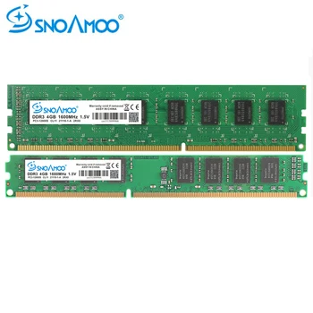 SNOAMOO Lauaarvuti Ram DDR3 2G 4G 8G 1333MHz 1600MHz 240-Sõrmed Mälu 1,5 V DIMM AMD Non-ECC Eluaegne Garantii