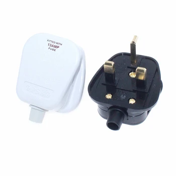UK 3 Nööpnõelad Elektri Rewireable Plug Mees Traat Sulatatud Pistikupesa Pistikupesa Adapter Pikendus Juhe Kaabli Ühenduspesa