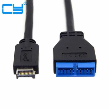 USB-3.1 tüüp-c MINI 20 pin Esikülg Päis ja USB 3.0 standard 19/20pin Päise pikendusjuhe ASUS Emaplaadi 0.2 M/20cm