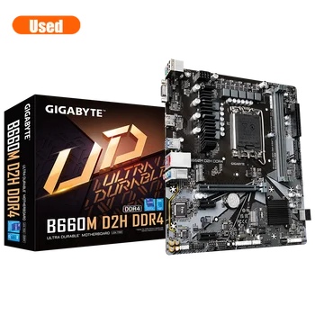 UUS Gigabyte B660M D2H DDR4 Originaal Desktop Intel B660 DDR4 Emaplaadi LGA 1700 i7/i5/i3 juhatuse Mainboard