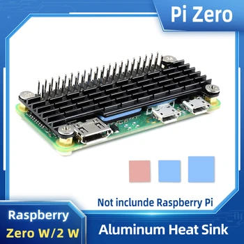 Vaarika Pi Null 2 W Alumiiniumist jahutusradiaator koos SiliconeThermal Pad fo rRaspberry Pi Null W Pi0