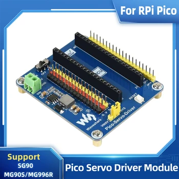 Vaarika Pi Pico Servo Juht Moodul 16-Kanali Väljundid 16-Bitise Eraldusvõime Kontrolli robotkäsi Hexapod Walker jaoks Pico