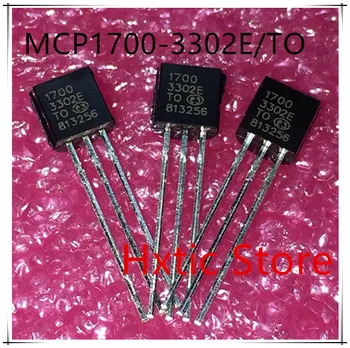10tk/palju MCP1700-3302E/ET MCP1700-3302E MCP1700 1700 3302E REG LDO 3.3 V, 0,25 A TO92-3