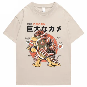 2021 Jaapani Meeste T-särk Samurai Kilpkonna Lahe Unisex Suvel T-särk Naljakas Prindi Streetwear Top&Särk Euroopa Suurus T-särk Meestele