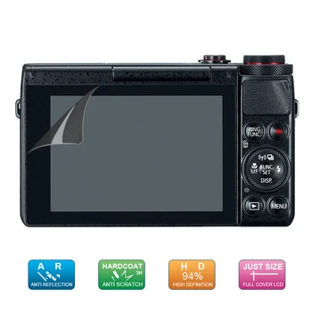 (6tk, 3pack) LCD Guard Film Ekraan Kaitsja Canon Powershot G7X / G7X III II / G5X / G9 X / G9X Mark II Kaamera