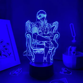 Anime Rünnak Titan Joonis Levi Kuningas Led Öösel Tuled Sõprade Kingituste Manga 3D Lava Lamp Magamistuba Tabel Decor Shingeki no Kyojin