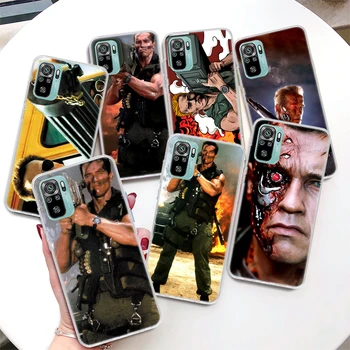 Arnold Schwarzenegger Terminator Coque Telefoni Puhul Xiaomi Redmi Märkus 10S 11 11S 11T 11E 10 Pro Max 9 9S 9T 5G 8 8T 7 6 5 5 4