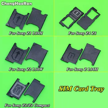 ChengHaoRan 2tk/lot SIM-Kaardi Salve pesast Pistikupesa Adapter Moodul Sony Xperia Z L36H Z1 L39h Z2 L50w Z3 Z3 Kompaktne Z4 Z5