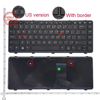 GZEELE Uus inglise-US Klaviatuur HP ProBook 430 G1 klaviatuur must