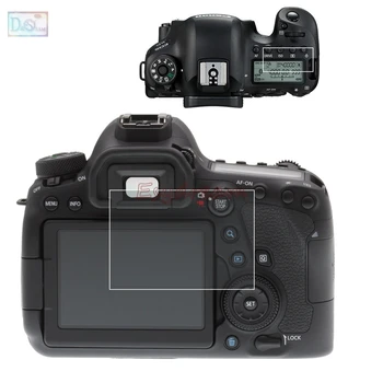Isekleepuvad Klaas / Film pea-LCD Screen Protector + Info Üleval Õla Cover Canon EOS 6D Mark II (Mark 2 Markii Kaamera