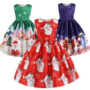 Kleit Jõulud Tüdruk Lapsed Printsess Kleit Baby Girl Peorõivad Teismelised Kostüüm Kleit Infantil Vestidos