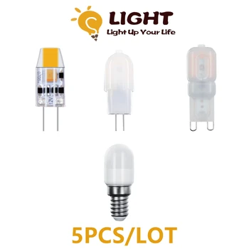 LED Mini lamp Külmik G4 lamp G9 AC/DC 12V AC220V 1.2 W-2.5 W soe valge valgus, mis sobib lühter kodumasinad