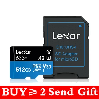 Lexar 128GB Micro SD 16GB, 32GB Mälukaart 64GB Class 10 U1 U3 A2 cartao de memoria TF Flash, micro sd, mini Kaart