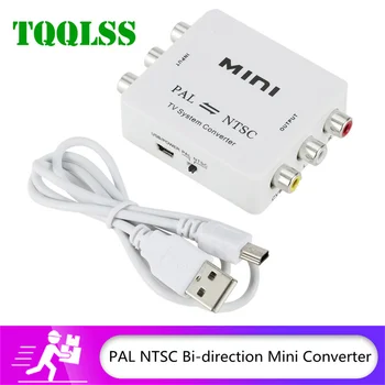 Mini PAL NTSC Bi-suunas TV System Converter Vahetaja PAL NTSC NTSC to PAL Dual-Way TV Composite Ühendus Muundurid