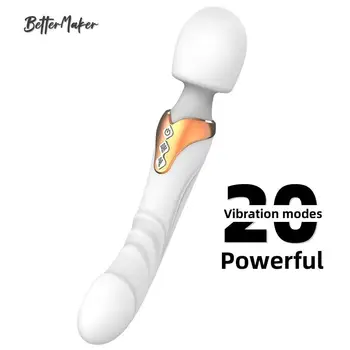 Naine Topelt otsaga Vibraator Kliitori G-spot Stimulatsiooni Masturbator Meeste ja Naiste Flirt Massager Täiskasvanud Sugu Mänguasjad