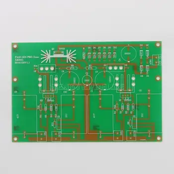 Põhineb EDASI ZEN Preamplifier PCB Circuit DIY HiFi Preamp Paljas plaat