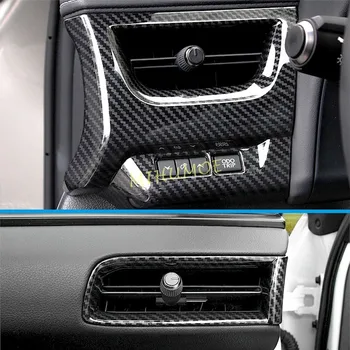 Sest Lexus UX200 UX250h UX300e 2019-2022 Center Console Pool Air Vent Kate Trimmib Carbon Fiber