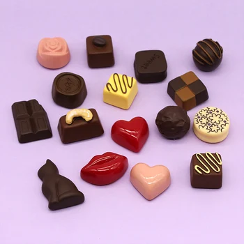 Simulatsioon toidu 3d külmkapimagneteid chocolate candy külmik kodu kaunistamiseks candy mudel rekvisiidid Toidu mudel kogumise kingitused