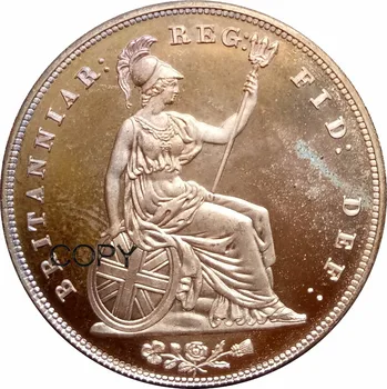 Suurbritannia Victoria 1 Penny 1846 Punane Vask Mündi Koopia